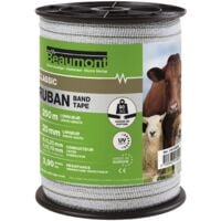 Ruban marron 40 mm / 200 m Beaumont Paddock