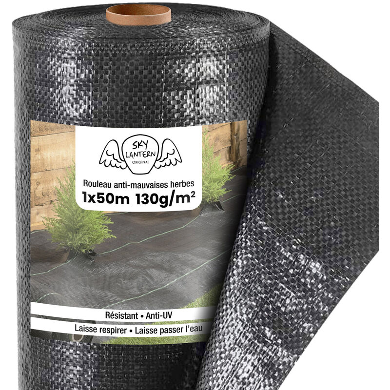 VEVOR Tissu anti-mauvaises herbes de qualité supérieure 1,5 x 15,2