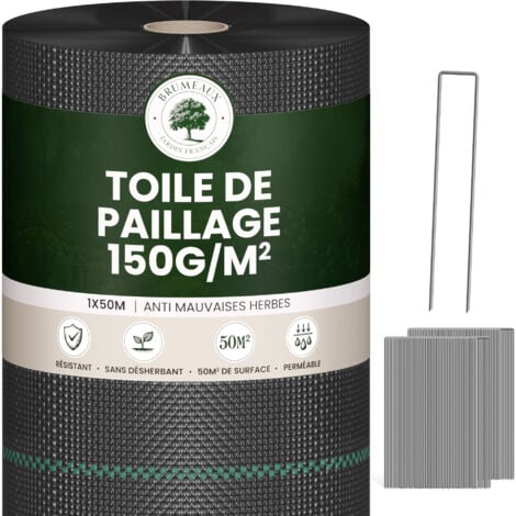 50 Pcs Piquet De Fixation Sardines De Fixation Toile De Paillage