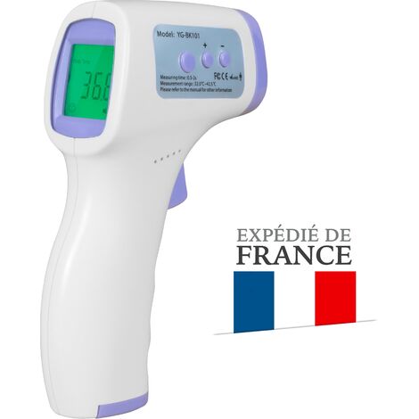 Thermometre Sans Contact Infrarouge Deux Modes Surfaces Et Materiaux Temperature Frontale Stock En France Livraison 48h