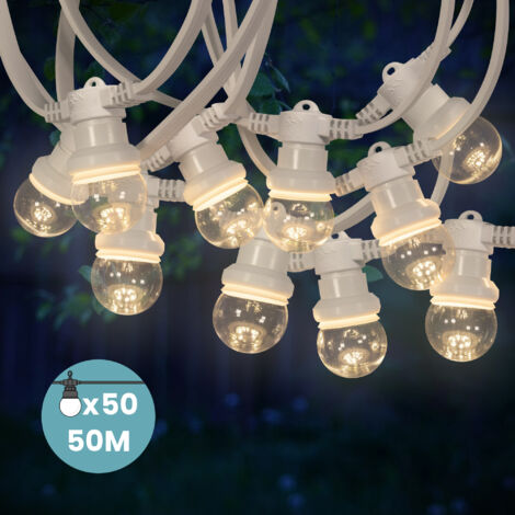 Guirlande Électrique Lumineuse Noël Ancienne 100 Lampes couleur non