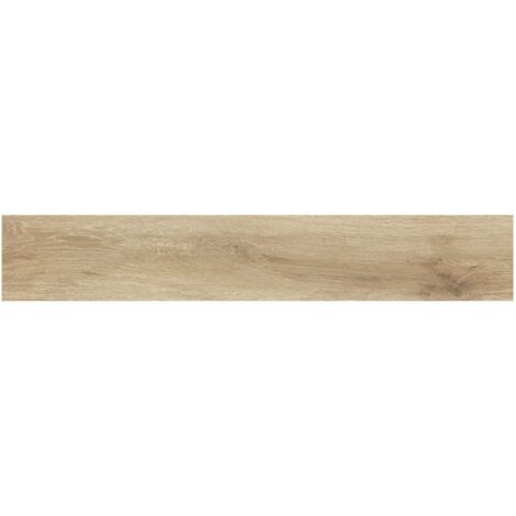 Carrelage imitation parquet rectifié mat 20x120 cm – Grès cérame antidérapant R11 – Pour intérieur et extérieur – Finition mate – Baldocer