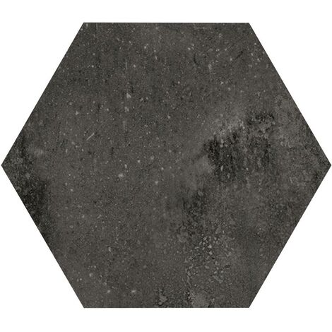 Carrelage hexagonal noir 29.2x25.4cm URBAN HEXAGON DARK 23515 R9 - 1m²