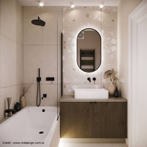 Carreau style granito 80x80 cm Ribe-R Beige R10 - 1.28m²
