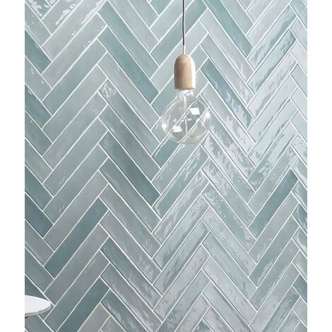 Carrelage effet zellige PIASTRELLA ACQUA 5x25 cm