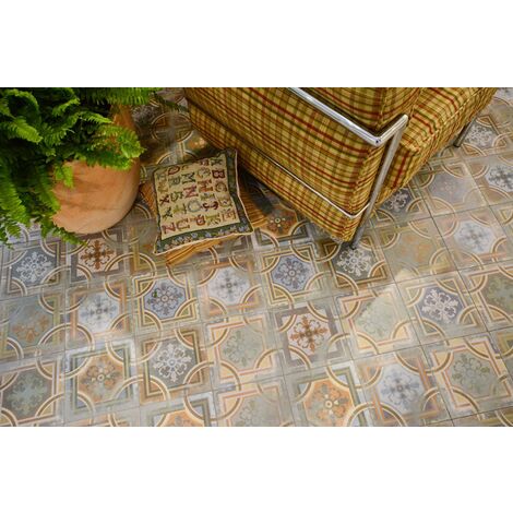 Carrelage imitation ciment 20x20 cm Comillas - 1m²