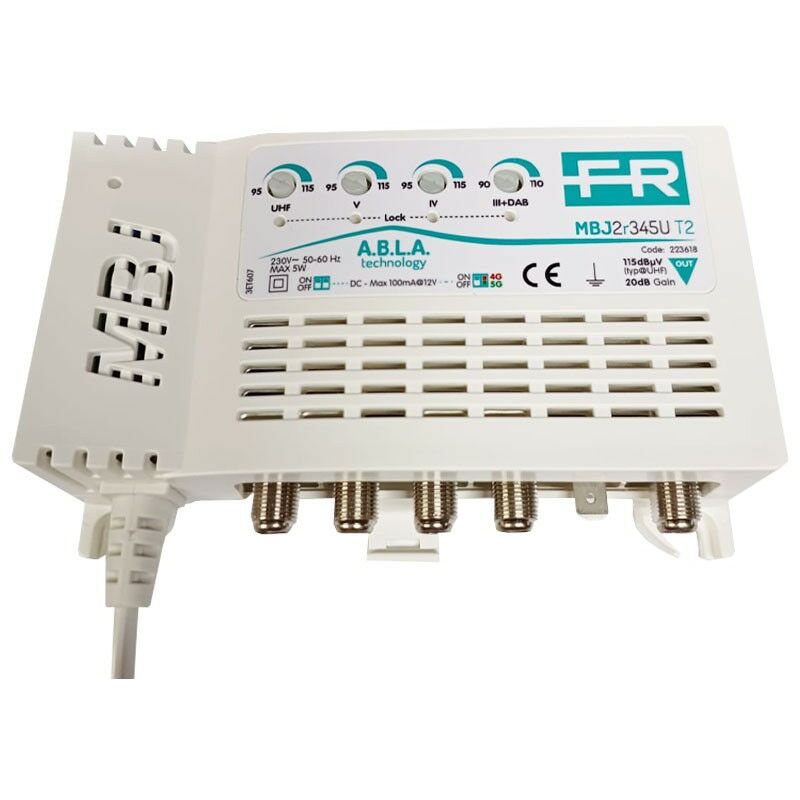 Amplificateur sur poteau Fracarro MAP4R345U PRO 5G 23/40 dB 223769