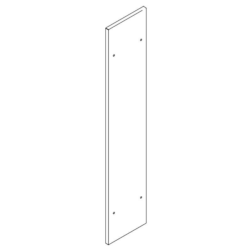 Panneau latéral Bticino MAS pour armoires MDX800 92090C