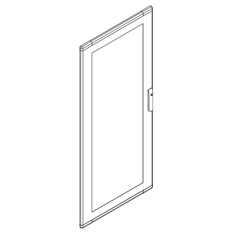 Porte vitrée Bticino MAS pour cadres LDX400, LDX800 LDX-P 600X1200 93660V