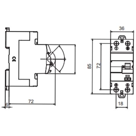 Interrupteur Différentiel GE Power 604402 - 2 Pôles, 40A, Type AC, Sensibilité 30mA, Neuf Sous Blister