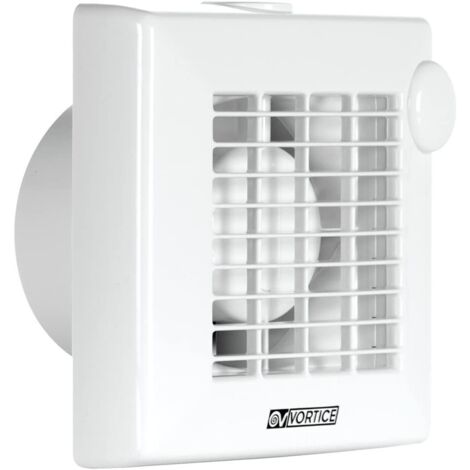 Vortice – Extracteur axial mural 11211 – Diamètre 100 mm – Débit 90 m³/h – Minuterie électronique 3 à 20 min – ABS antichoc avec traitement anti-UV (1/10)