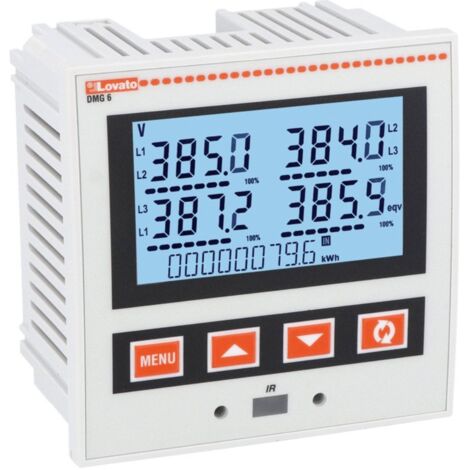 Multimètre Lovato LCD extensible 100-440VAC 120-250VDC DMG600 (1/5)