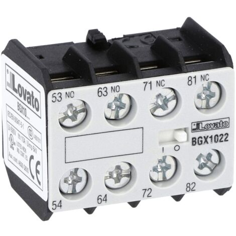 Contact auxiliaire Lovato 2NA+2NC pour contacteurs série BF 11BGX1022 (1/5)