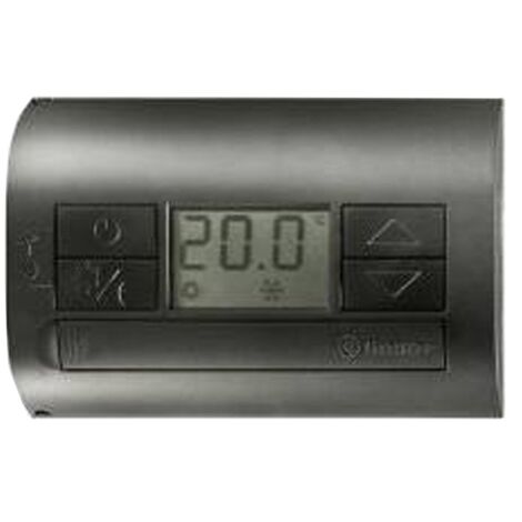 Thermostat 1 inverseur 5A, IP20, fonction hors gel, 2 piles 1,5V, noir
