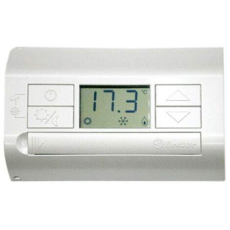 Thermostat digital filaire 3V blanc