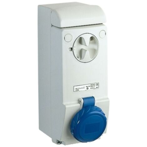 Prise verrouillée Schneider avec boîtier IP65 2PT 16A 220V 83081