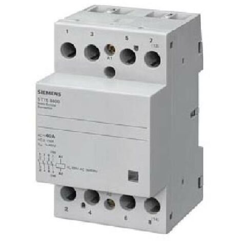 Siemens INSTA contacteur 4 contacts NO 40A 24VAC 3M 5TT58402 (1/3)
