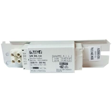 Ballast TCI pour lampes fluorescentes 32W 230V 183106B2V