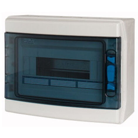 Tableau mural Eaton IKA 12 modules IP65 porte transparente 174206 (1/4)