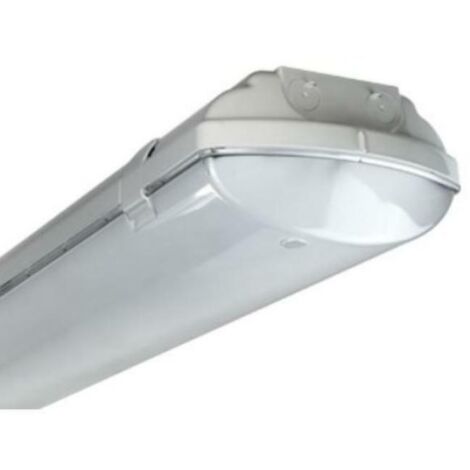 Plafonnier étanche Beghelli réglable 51W LED 4000K 120cm IP65 40004H (1/3)