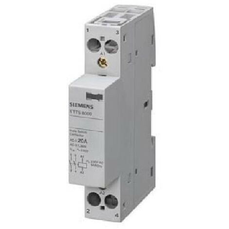 Contacteur Siemens 2NO 20A 24VAC 1M 5TT58002 (1/4)