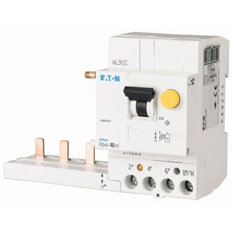 Interrupteur différentiel Eaton coupable 40A 300mA 4P type AC 170201