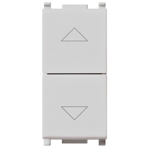 Double bouton-poussoir verrouillé Vimar Plana Silver 14062.SL