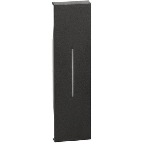 Cover Bticino Living Now pour Commandes 1 module Noir KG01
