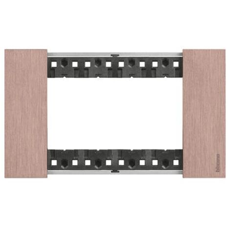 Bticino Living Now 4 Modules en Cuivre couleur KA4804ZM