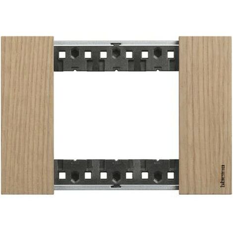 Bticino Living Now 3 Modules de couleur en bois de chêne KA4803LM