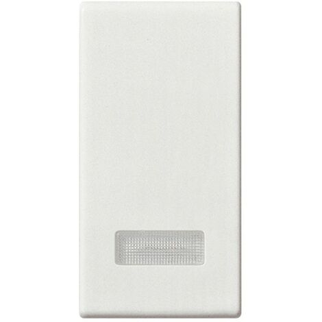 Touche interchangeable Vimar Plana avec diffuseur en fonte d'aluminium blanc 14026