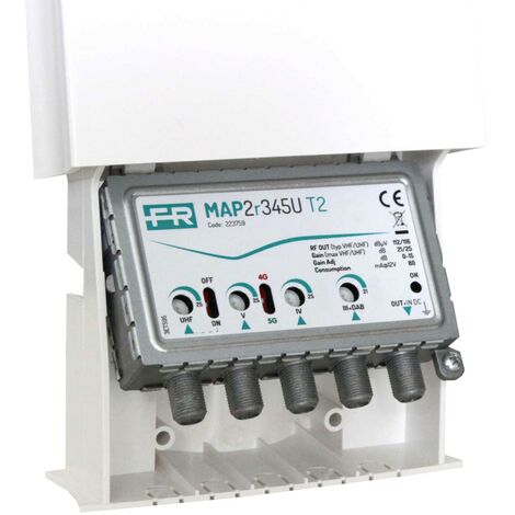Amplificateur Fracarro MAP2R345U 3+DAB 4.5 U21/25DB 223759