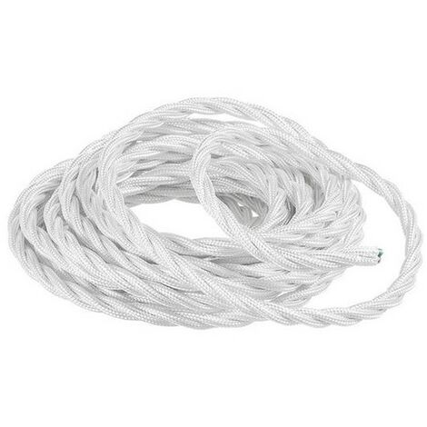 Fanton câble soie tressé 3X1,50 écheveau 10 mètres blanc 93808-10 (1/2)
