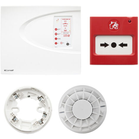 Kit Anti-incendie Comelit avec centrale Conventionnelle 43KIT102