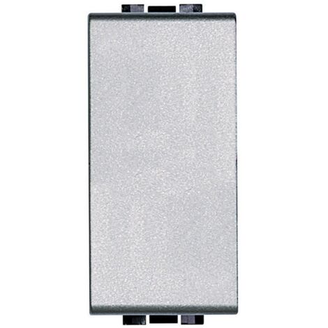 Double bouton-poussoir Bticino Livinglight gris tech 10A NT4036N