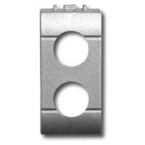 Adaptateur pour PDM00 Fracarro 2 trous Bticino Living Light blanc 280802 (1/2)