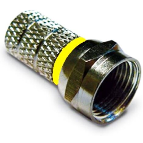 Connecteur pour les câbles de télévision par satellite et terrestre de type F Vis pour câble de 6,6 mm