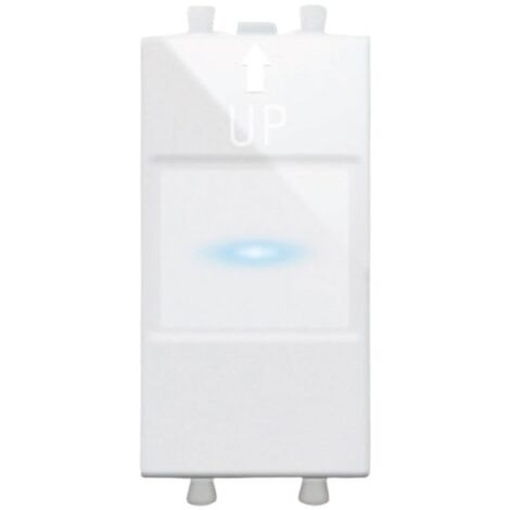 Commutateur Touch éclairé électronique tactile Ave pour plaques 442TC51 (1/2)