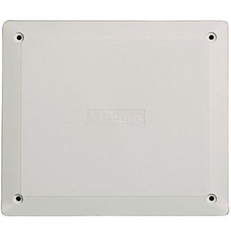 Couvercle Bticino 100x100mm pour boîtes d'encastrement 1 taille 16201C