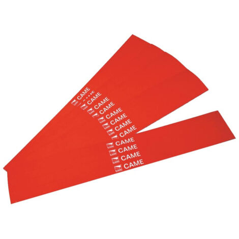 Bandes réfléchissantes adhésives Cames pour barrières automatiques rouges 001G02809
