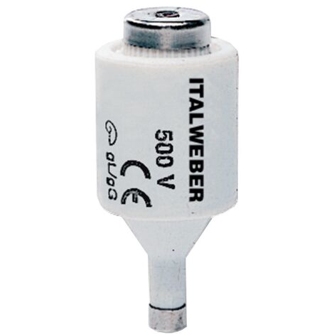Fusible Diazed Italweber DII pas E27 courbe rapide 10A 500V 1221010