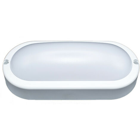 Réveil ovale silicone blanc avec LED à lumière blanche