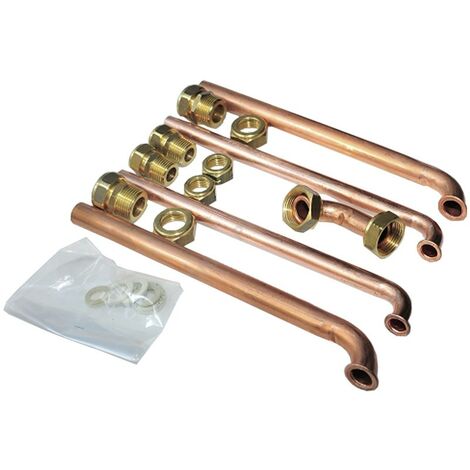 KIT Raccords pour chaudières Ariston GENUS/CLAS/EGIS sans robinets 3318222