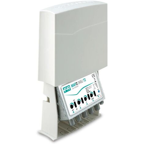 Amplificateur de Mât Fracarro 2 Entrées Bandes III+DAB + UHF, UHF 28/28db 223756 (1/4)