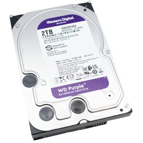 Hard Disk Western HDD Digital 2TB 3,5 SATA III pour enregistreurs vidéo DVR HD2TB