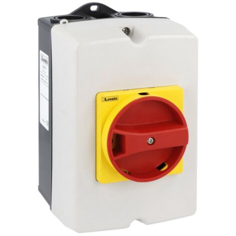 Boîtier vide Lovato pour sectionneurs GA016A/GA040A GAZ1 (1/5)