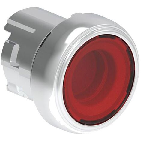 Bouton lumineux Lovato Platinum Rasé Rouge LPSBL104 (1/2)