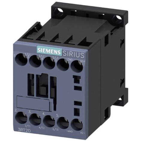 Contacteur Siemens Sirius S00 7A 3 Poles 1NO 24VDC 3RT20151BB41 (1/4)