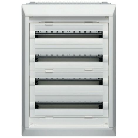 Panneau d'encastrement Hager Vega D 96 modules sans porte FU42LN