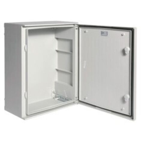 Tableau de distribution en polyester Hager Orion Plus 50X40X20 porte pleine IP65 FL213B (1/2)